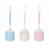 Wholesale Plastic Toilet WC Brush Bathroom Accessories Brush Custom Toilet Bowl Brush With Base Set