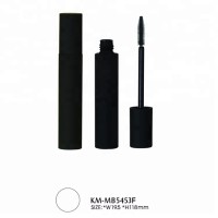 Empty plastic mascara tube cosmetic packaging